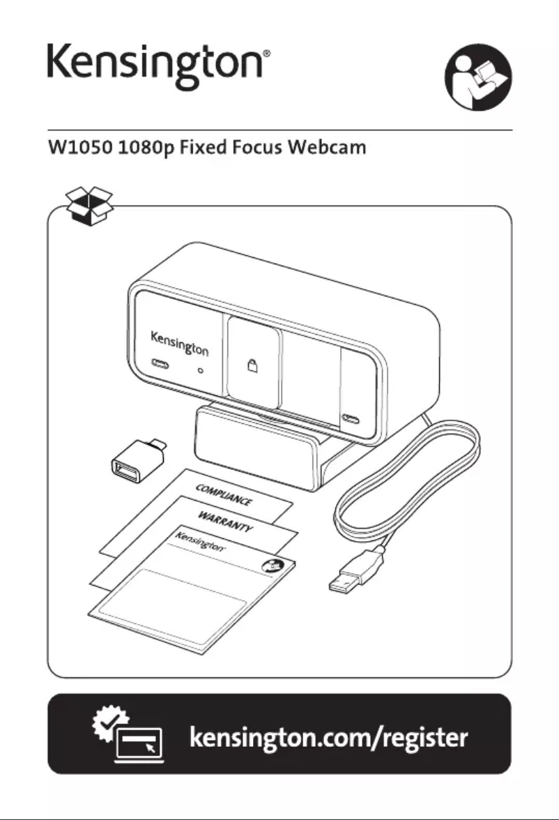 Page n°1 - Manuel utilisateur Kensington W1050
