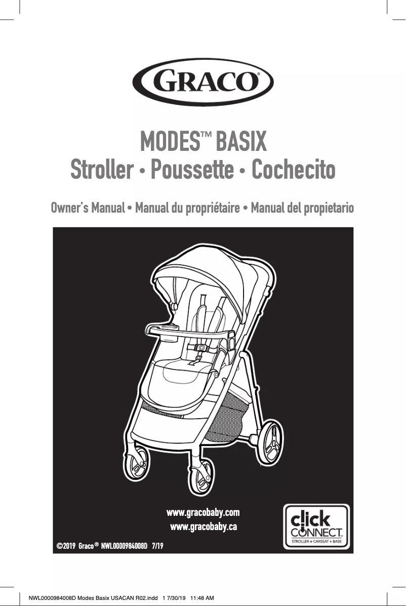Image de la première page du manuel de l'appareil Modes Basix