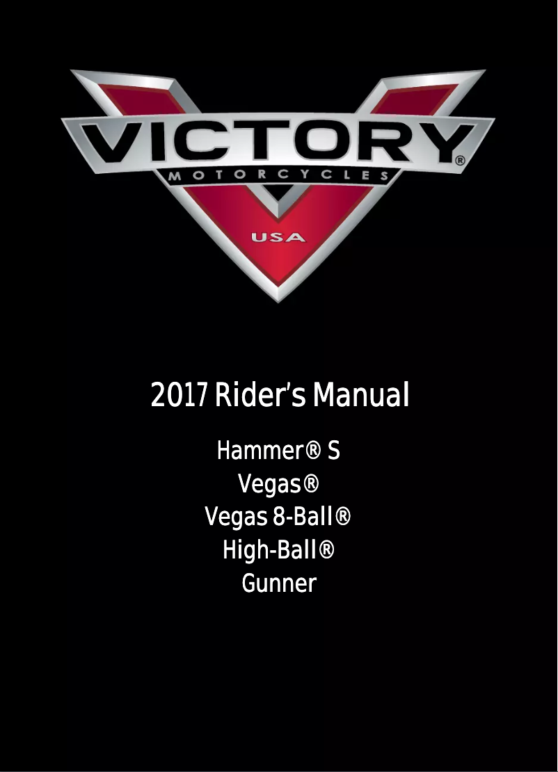 Image de la première page du manuel de l'appareil Vegas 8-Ball (2017)