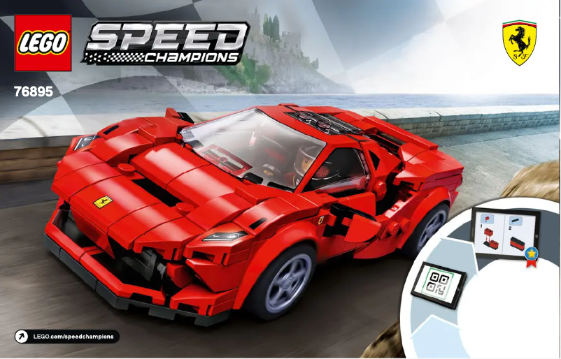 Page 1 de la notice Manuel utilisateur Lego Speed Champions 76895