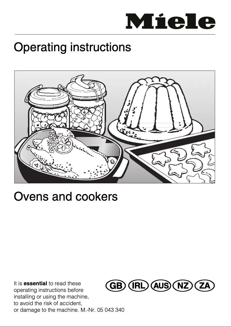 Page 1 de la notice Manuel utilisateur Miele H 265