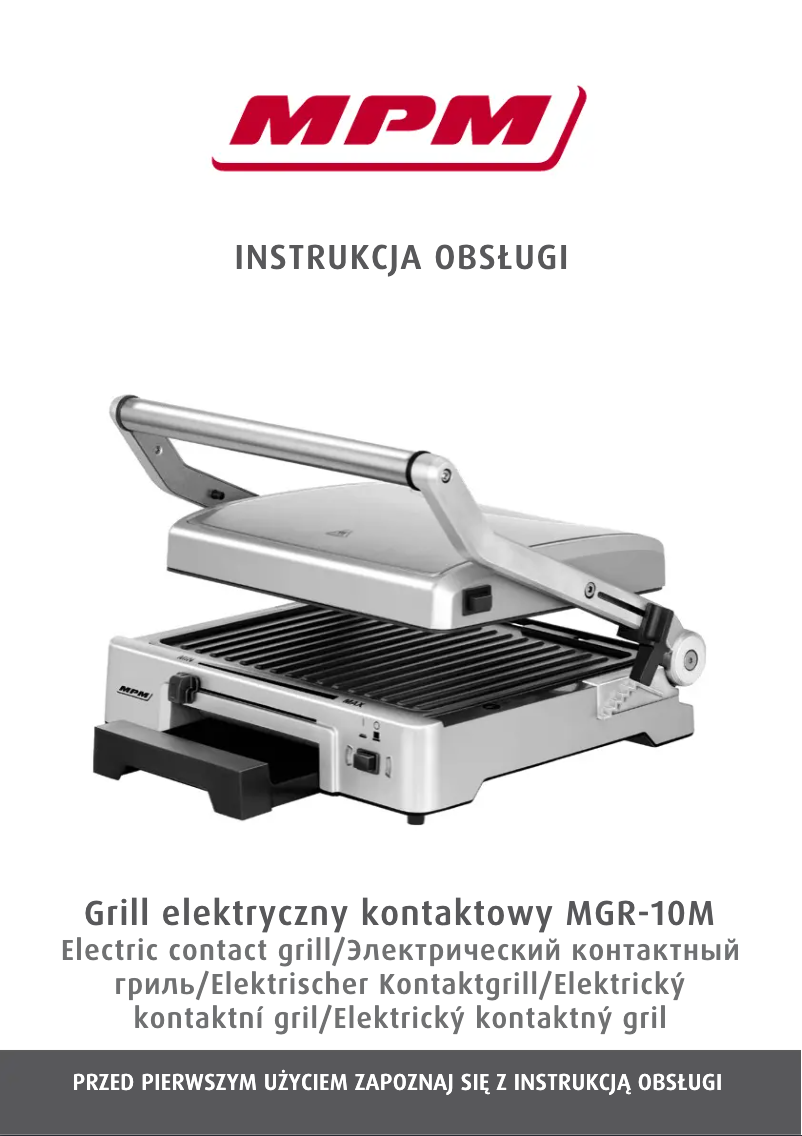 Page 1 de la notice Manuel utilisateur MPM MGR-10M