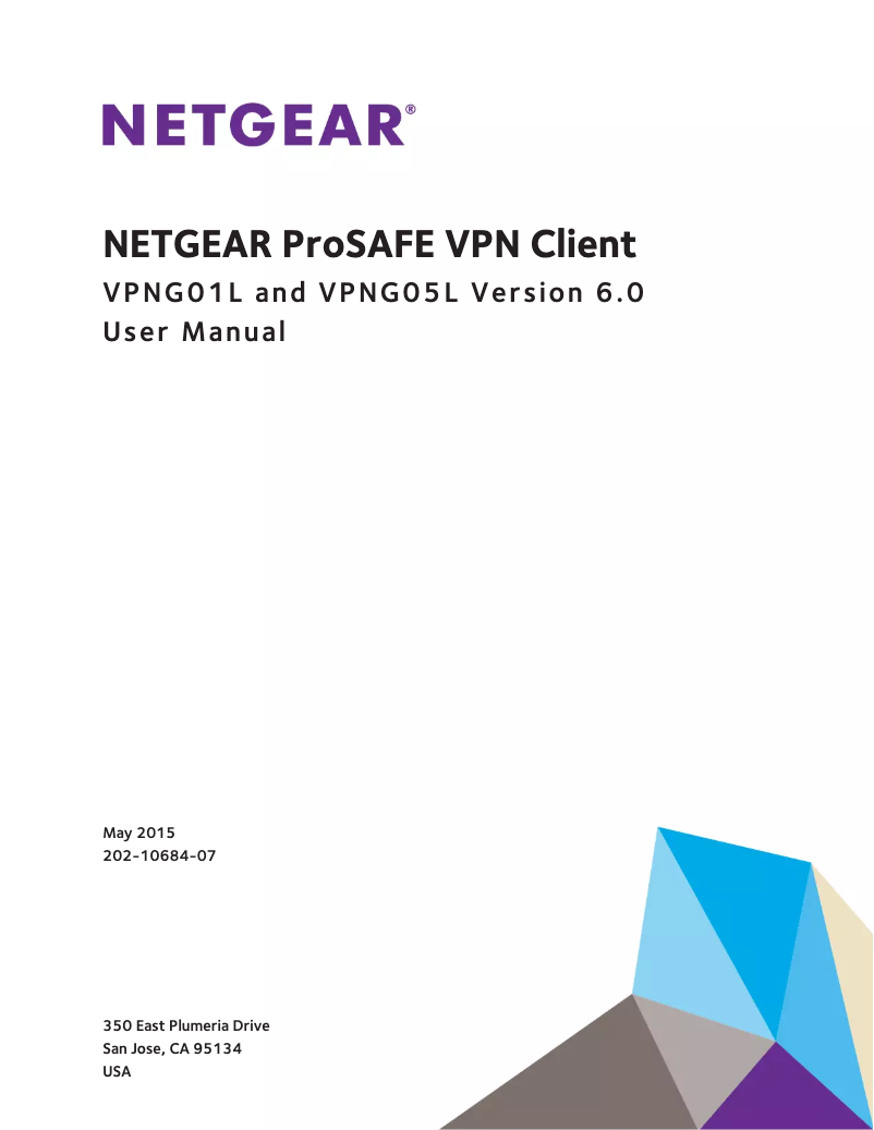 Page 1 de la notice Manuel utilisateur Netgear VPNG05L