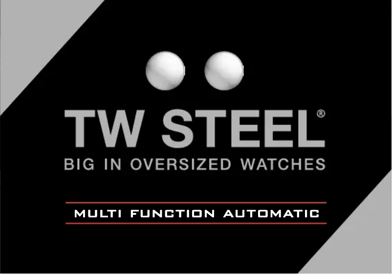 Page n°1 - Manuel utilisateur TW Steel CE5003 CEO Diver