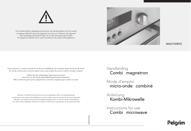 Image de la première page du manuel de l'appareil MAG740