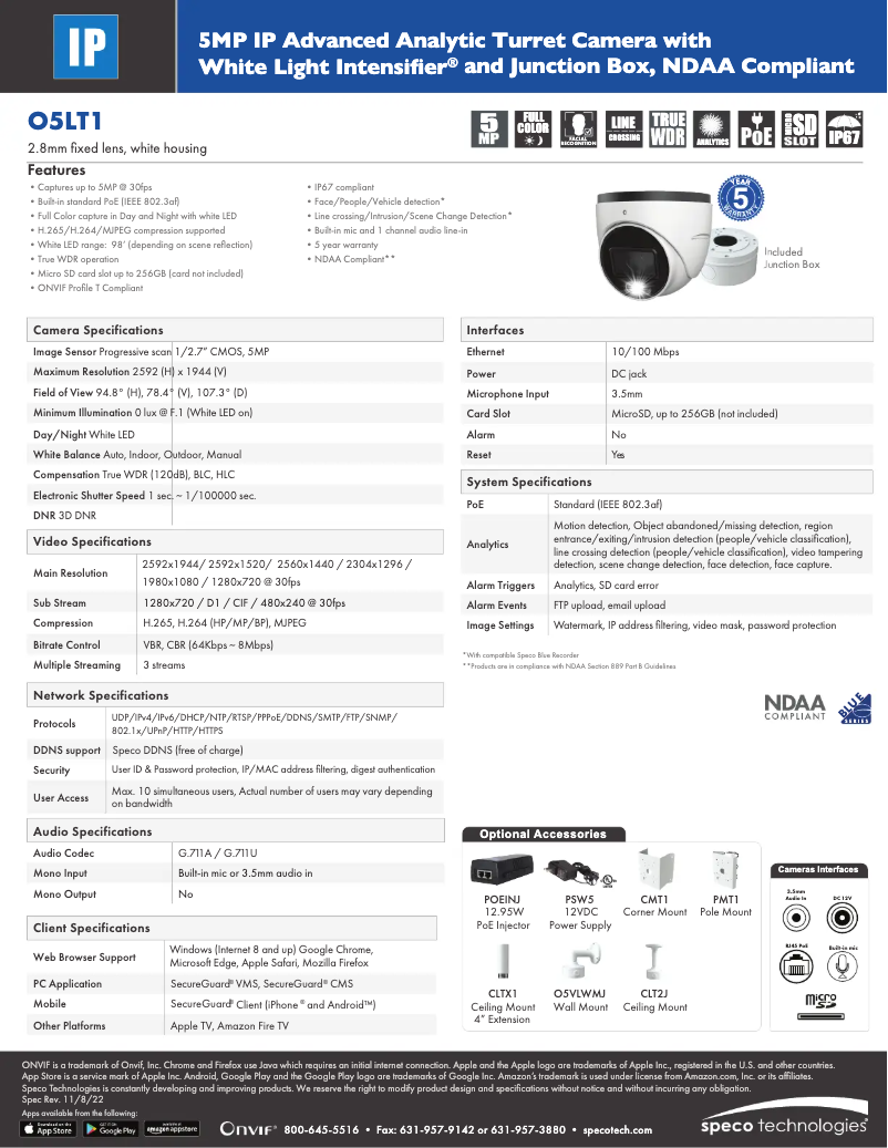 Imagen de la primera página del manual del dispositivo O5LT1