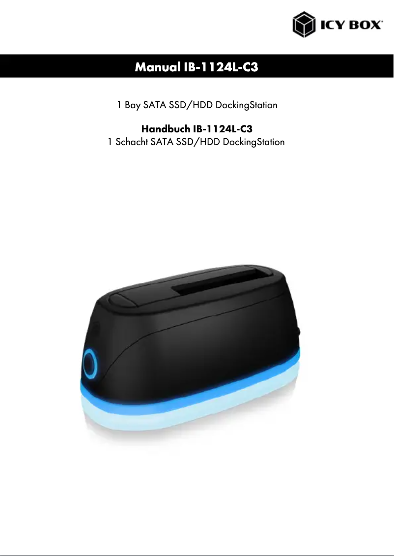 Image de la première page du manuel de l'appareil IB-1124L-C3