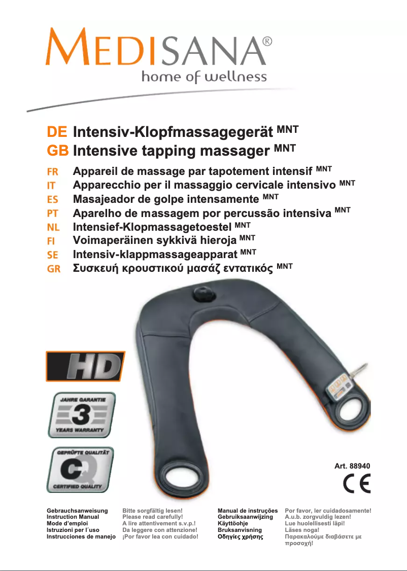 Image de la première page du manuel de l'appareil MNT