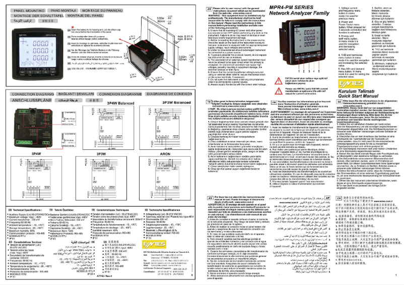 Page n°1 - Guide de démarrage rapide ENTES MPR-46S-PM