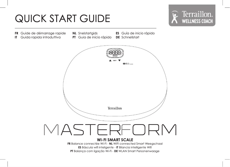Image de la première page du manuel de l'appareil Master Form