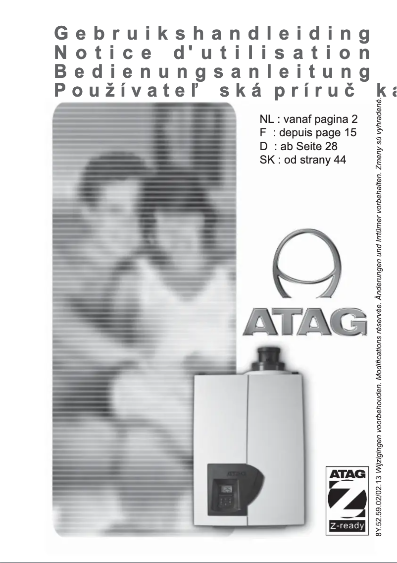 Página 1 del manual Manual de usuario Atag A244EC