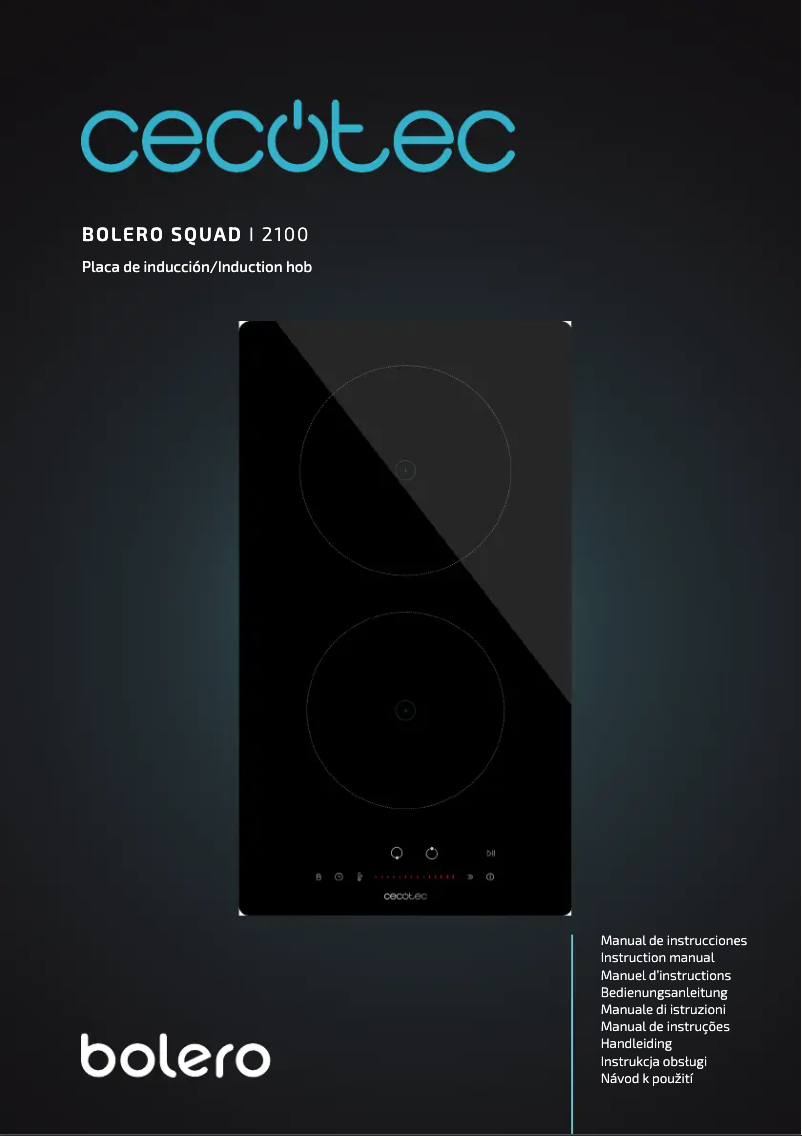 Image de la première page du manuel de l'appareil Bolero Squad I 2100