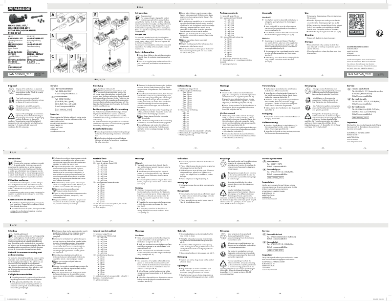 Image de la première page du manuel de l'appareil PHBS 37 A1