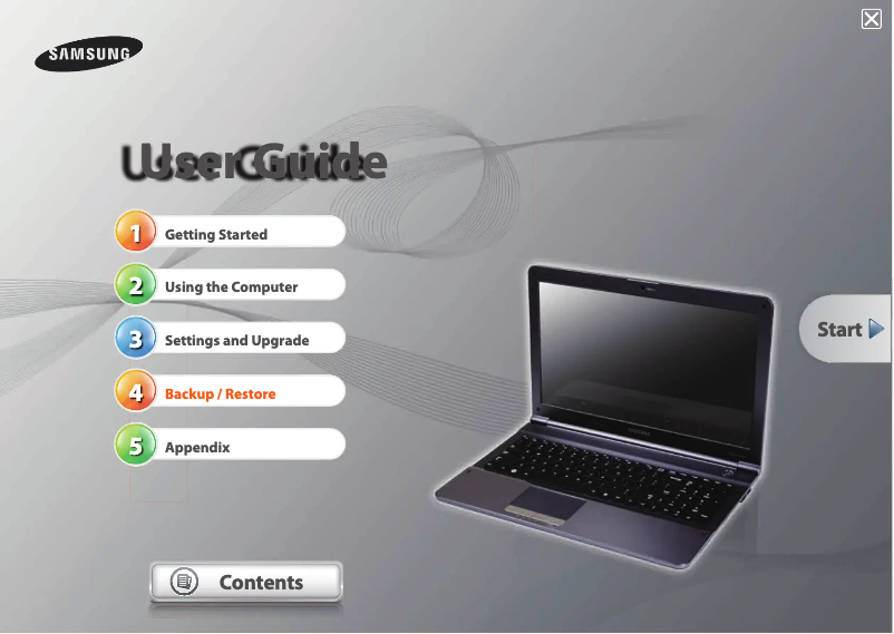 Page n°1 - Manuel utilisateur Samsung NP-RV520I