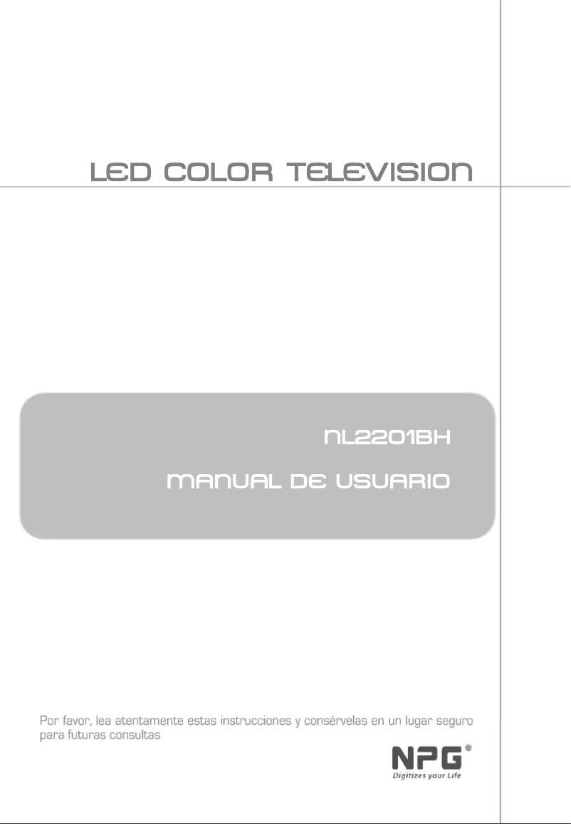 Page n°1 - Manuel utilisateur NPG NL-2201BH