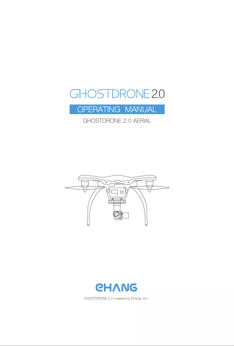 Image de la première page du manuel de l'appareil Ghostdrone 2.0