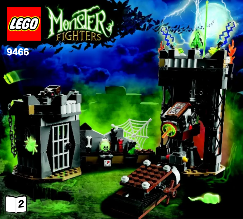 Image de la première page du manuel de l'appareil Monster Fighters 9466