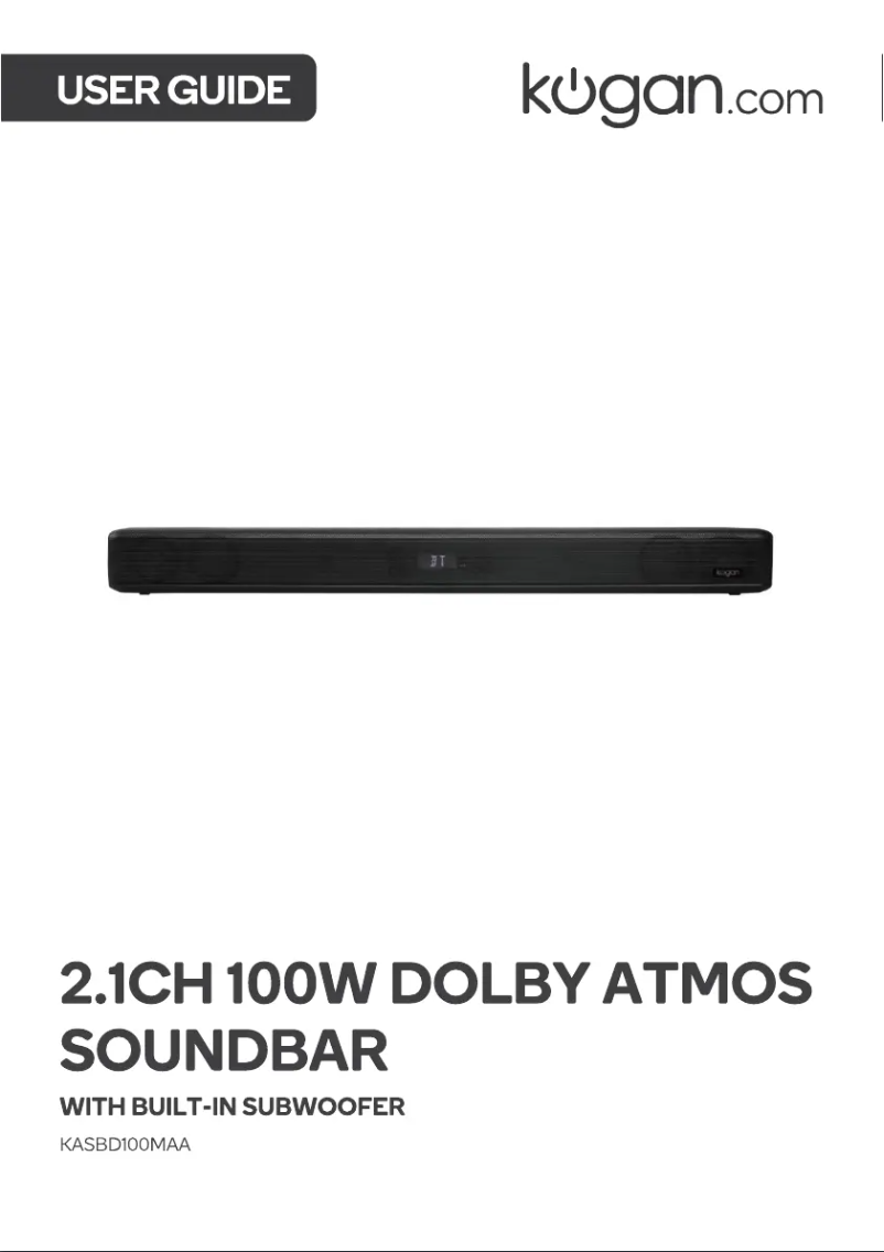 Image de la première page du manuel de l'appareil KASBD100MAA