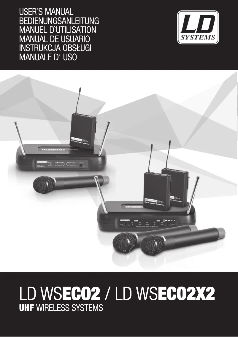 Page 1 de la notice Manuel utilisateur LD Systems ECO 2 BPG 4