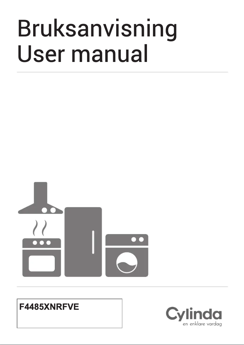 Image de la première page du manuel de l'appareil F4485XNRFVE