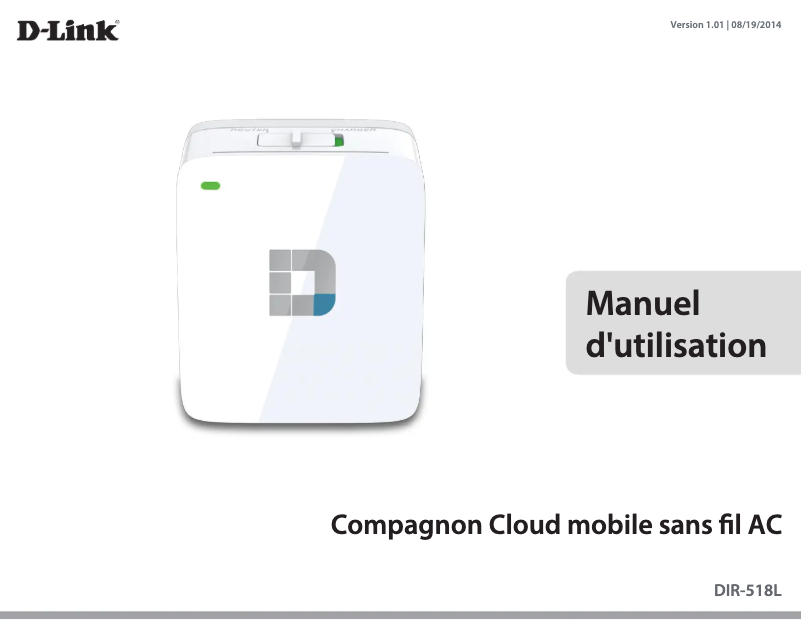 Page n°1 - Manuel utilisateur D-Link Wireless AC Mobile Cloud DIR-518L