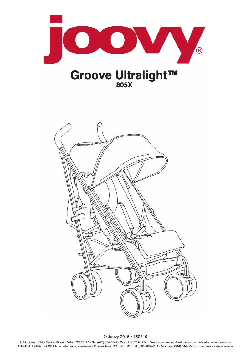 Image de la première page du manuel de l'appareil Grove Ultralight