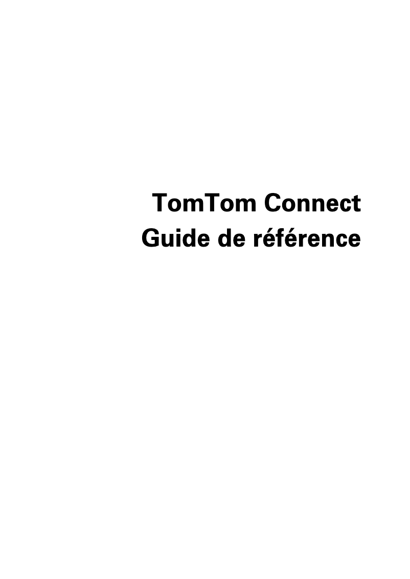 Image de la première page du manuel de l'appareil Connect