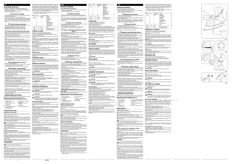 Page 1 de la notice Manuel utilisateur Ariete 6207