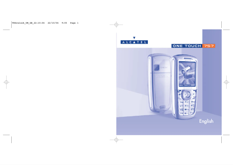 Page 1 de la notice Manuel utilisateur Alcatel One Touch 757