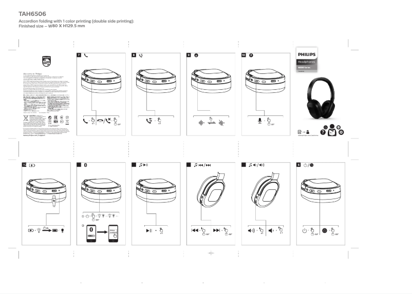 Página 1 del manual Guía de inicio rápido Philips TAH6506