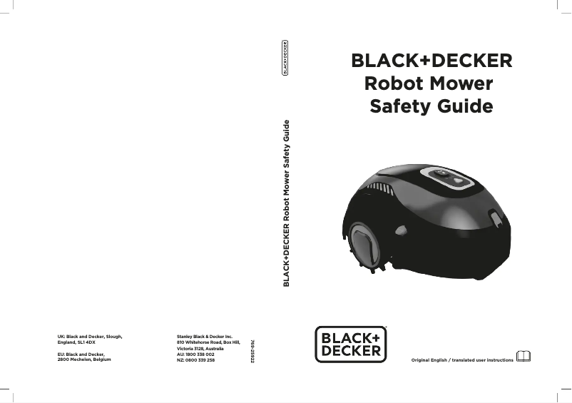 Page n°1 - Manuel utilisateur Black & Decker BCRMW121
