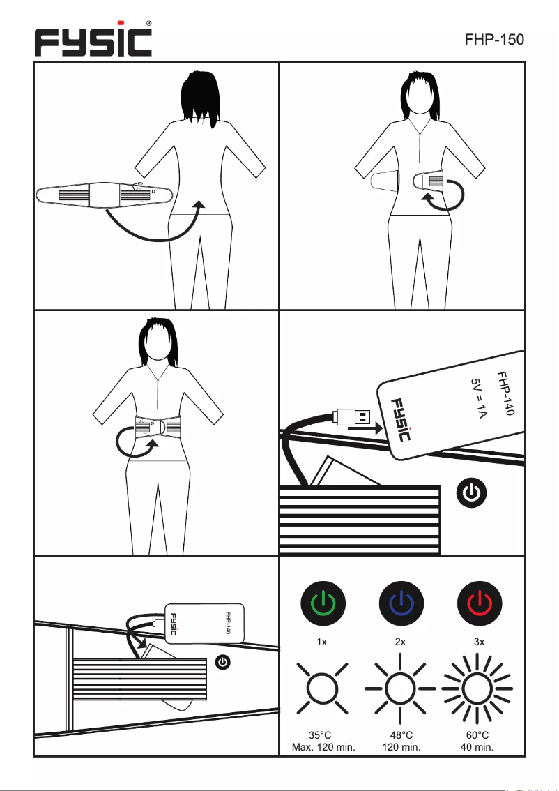 Image de la première page du manuel de l'appareil FHP-170L