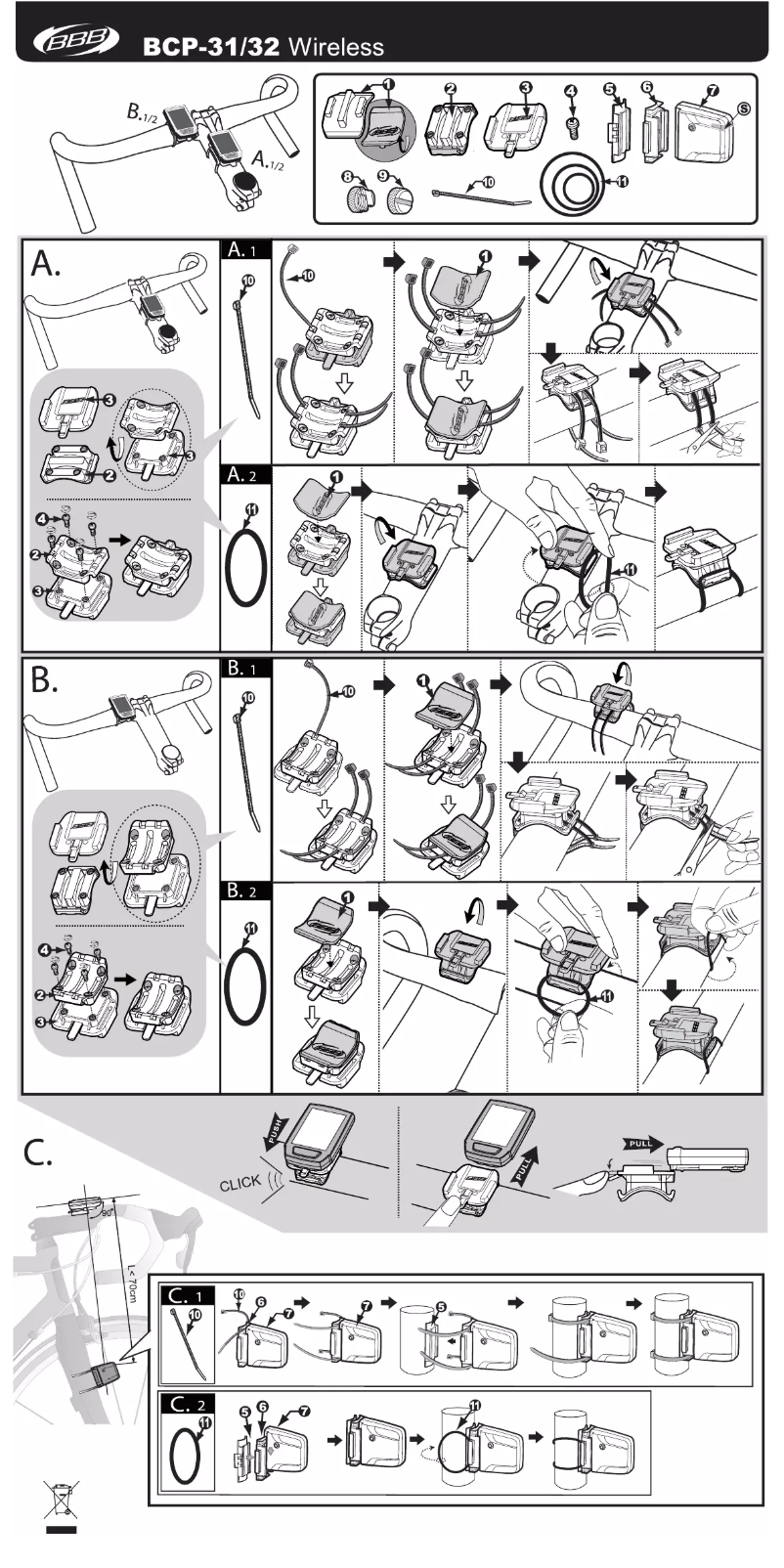 Imagen de la primera página del manual del dispositivo BCP-31