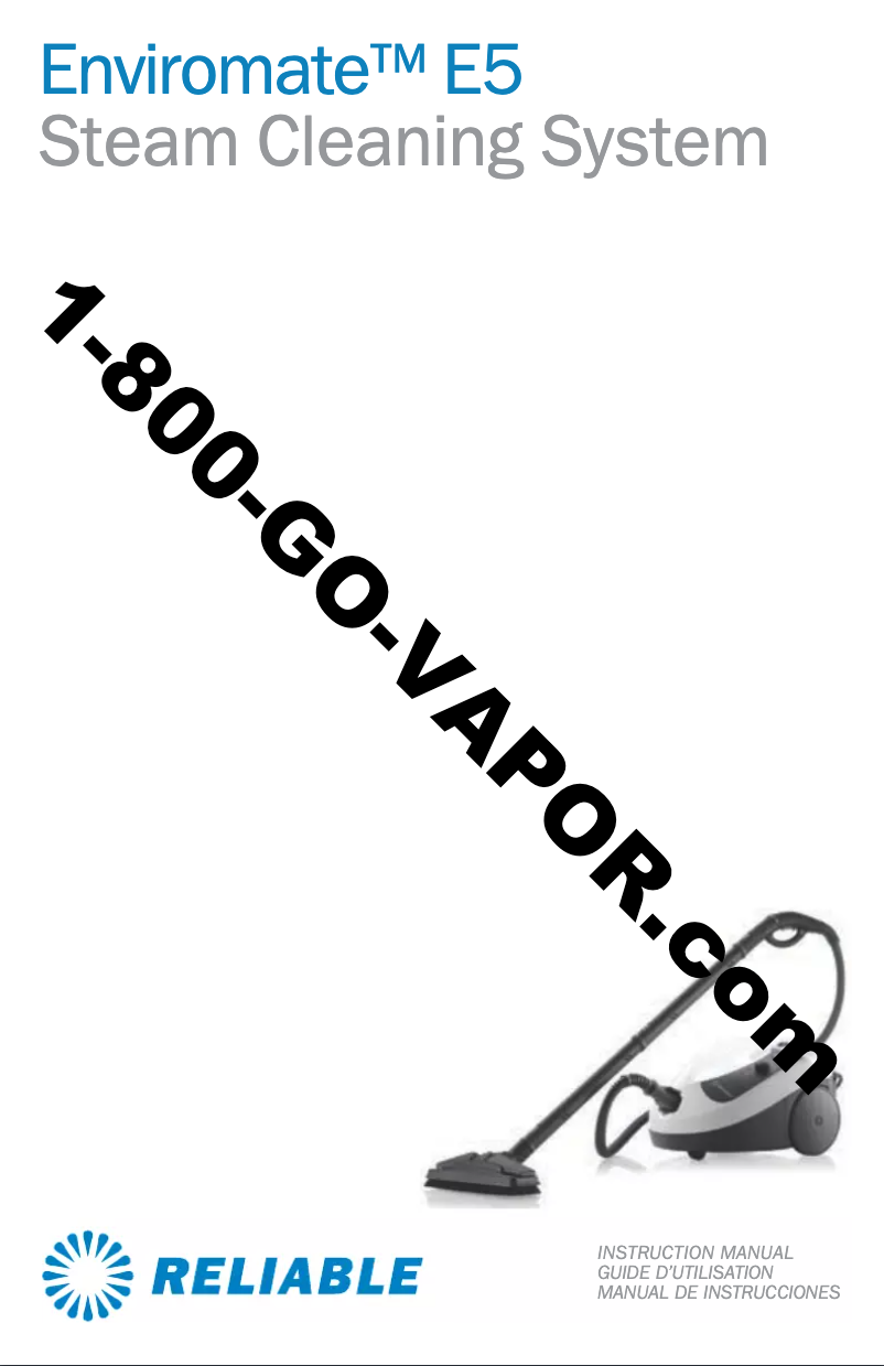 Image de la première page du manuel de l'appareil Enviromate E 5