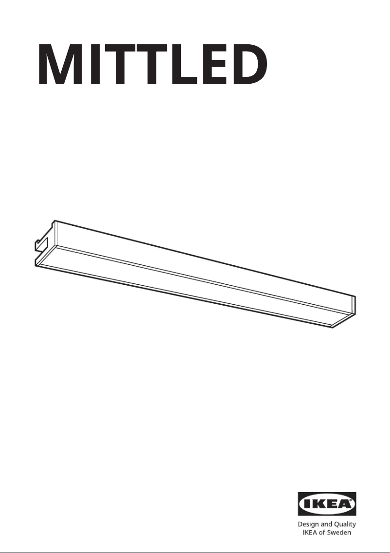 Page 1 de la notice Manuel utilisateur Ikea MITTLED 704.570.91