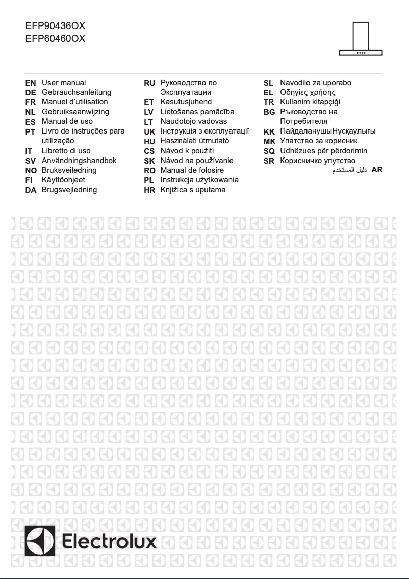 Page n°1 - Manuel utilisateur Electrolux EFP60460OX