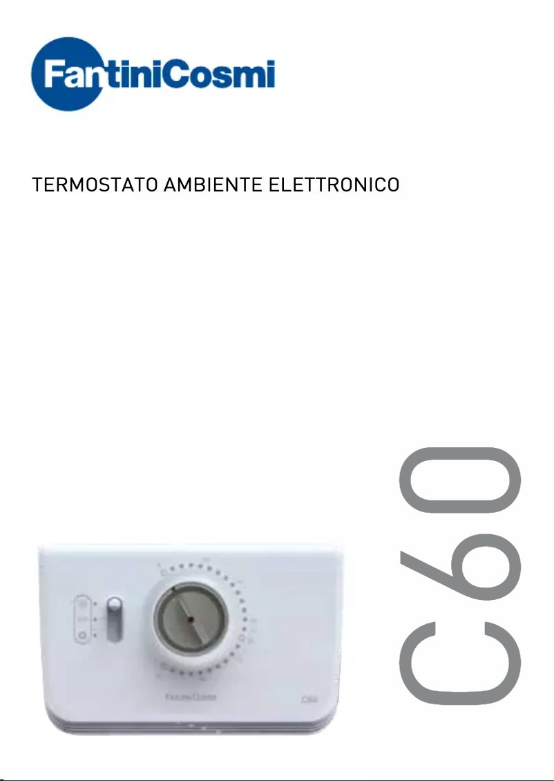 Page 1 de la notice Manuel utilisateur Fantini Cosmi C60