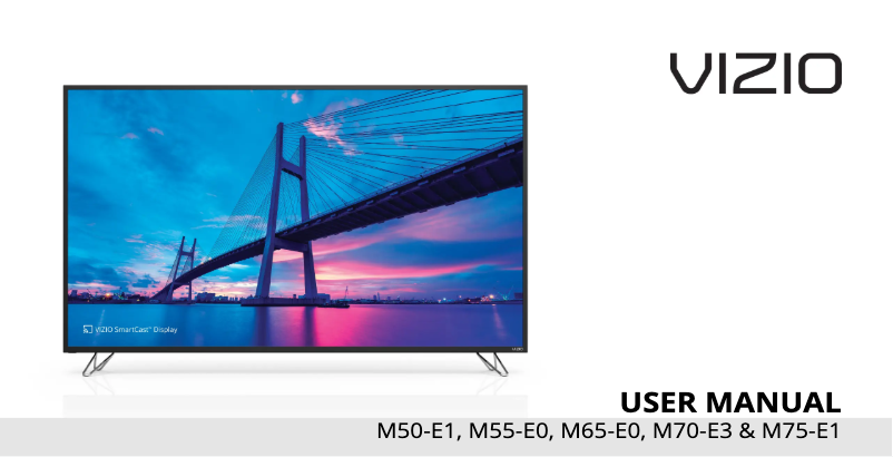 Image de la première page du manuel de l'appareil SmartCast M50-E1