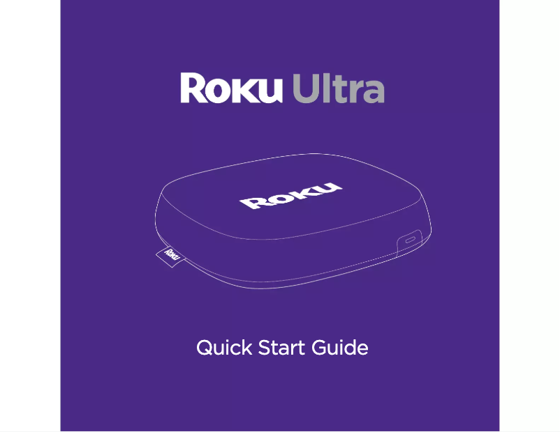 Page n°1 - Manuel utilisateur Roku Ultra 4802R