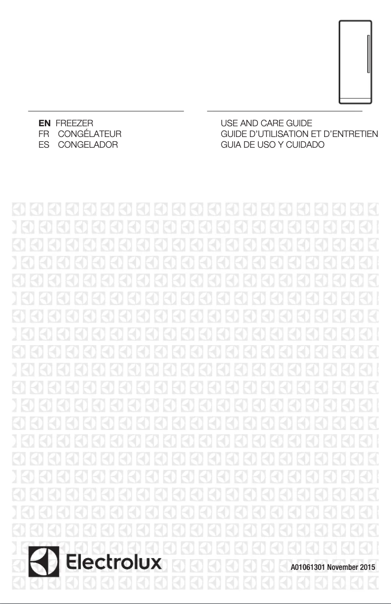 Page 1 de la notice Manuel utilisateur Electrolux EI32AF80QS