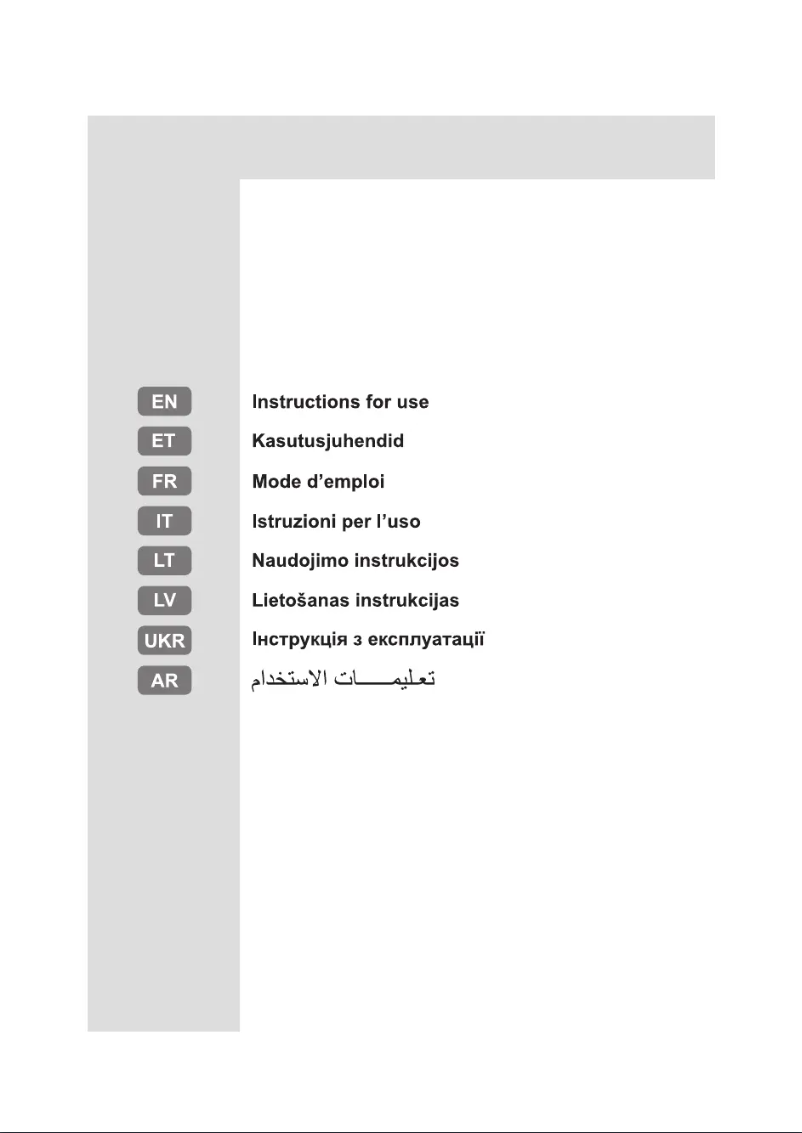 Page n°1 - Manuel utilisateur Whirlpool W84TI 31 X