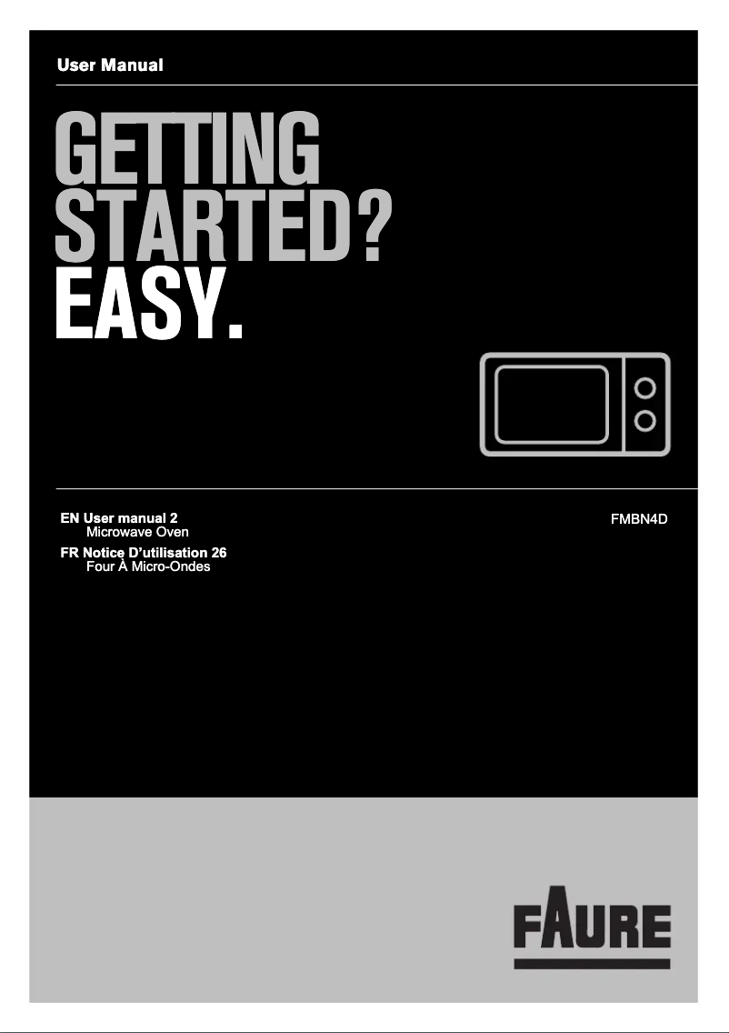 Página 1 del manual Manual de usuario Faure FMBN4DX