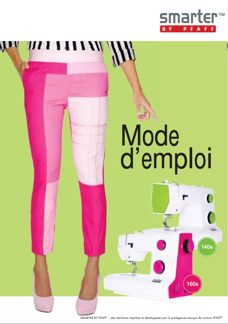Page n°1 - Manuel utilisateur Pfaff Smarter 160S