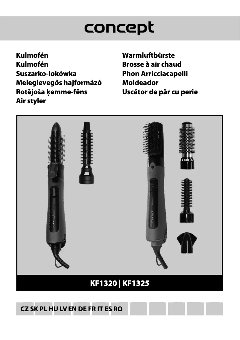 Page 1 de la notice Manuel utilisateur Concept KF1320