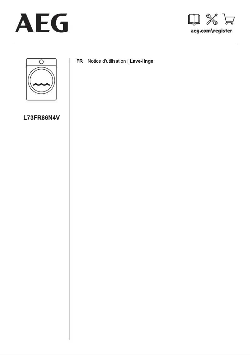 Page n°1 - Manuel utilisateur AEG L73FR86N4V