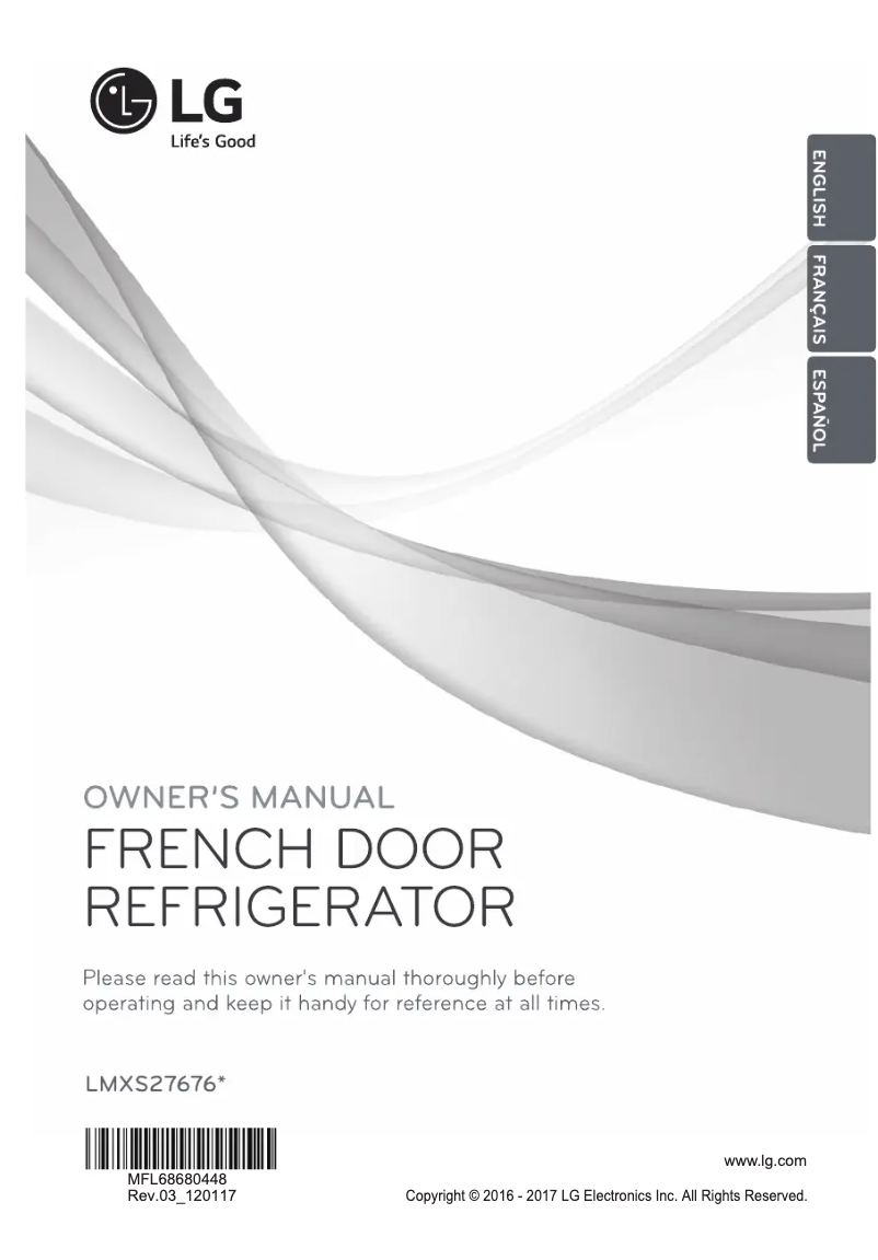 Page n°1 - Manuel utilisateur LG LMXS27676D