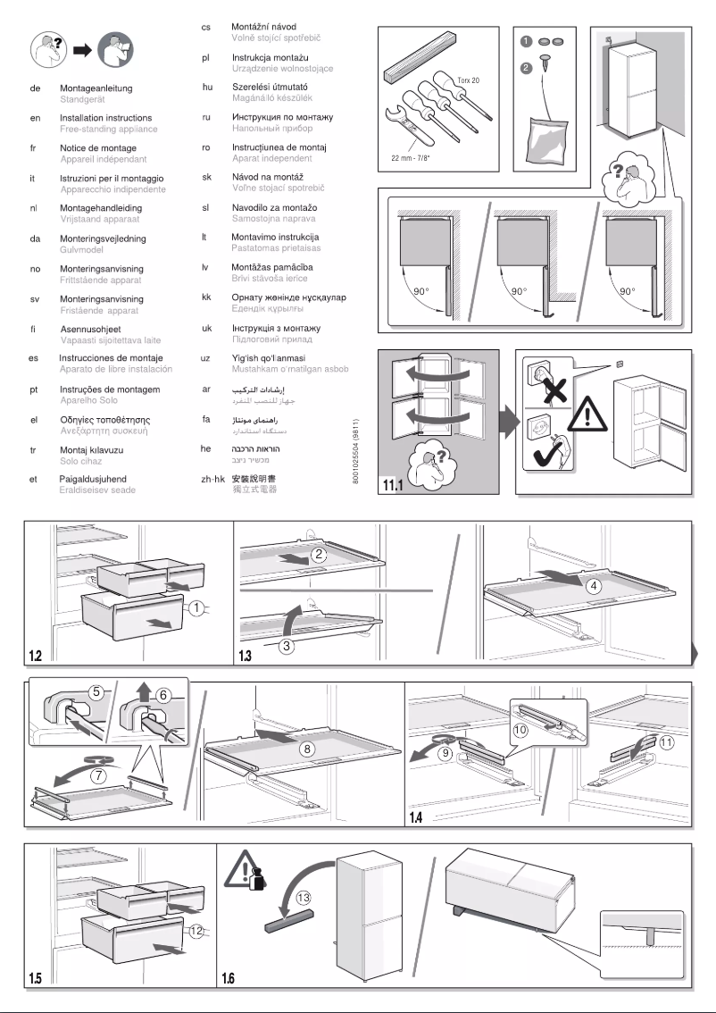 Page 1 de la notice Manuel utilisateur PITSOS PKNB36VI30
