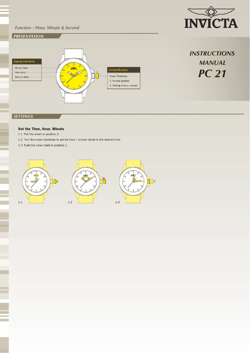 Image de la première page du manuel de l'appareil Just For Her 29340