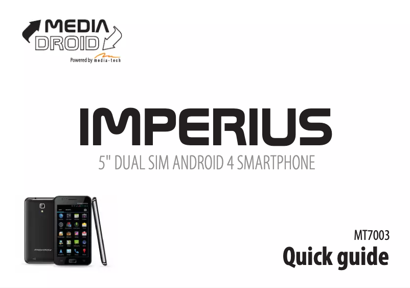 Page n°1 - Manuel utilisateur Media-Tech Imperius