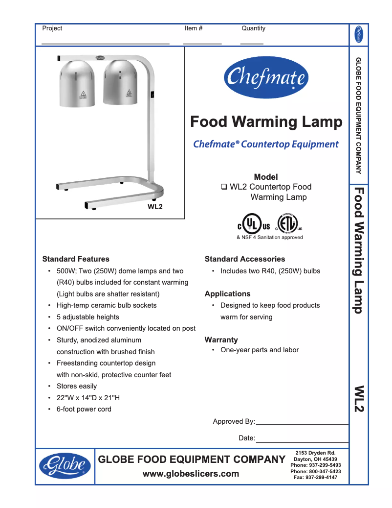 Image de la première page du manuel de l'appareil WL2